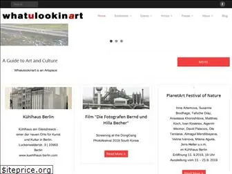 whatulookinart.com