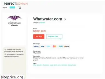 whatwater.com