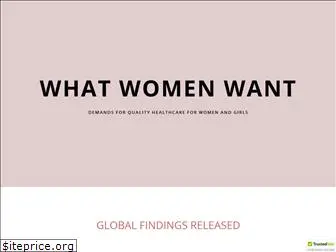 whatwomenwant.org