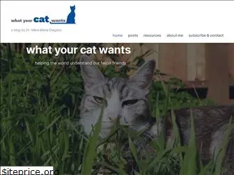 whatyourcatwants.com