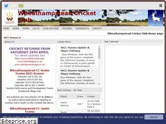 wheathampsteadcc.hitscricket.com