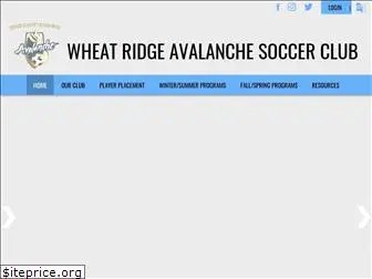 wheatridgeavalanchesoccer.org