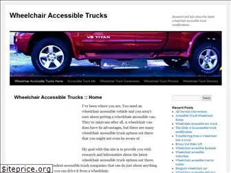 wheelchairaccessibletrucks.com