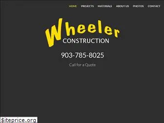 wheelerconstruction.com
