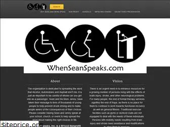 whenseanspeaks.com