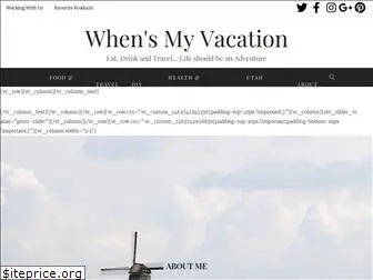 whensmyvacation.com