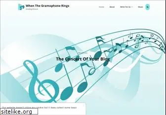 whenthegramophonerings.com