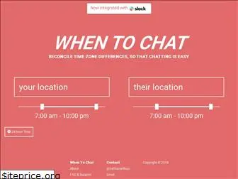 whentochat.co