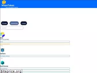 whentoken.io