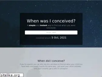 whenwasiconceived.net