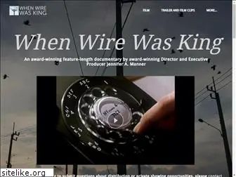 whenwirewasking.com