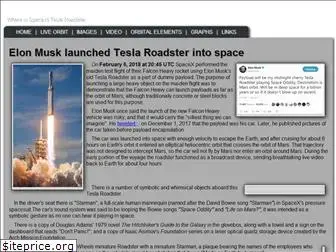 where-is-tesla-roadster.space