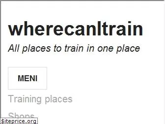 wherecanitrain.com