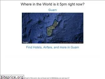 whereisit5oclockrightnow.com