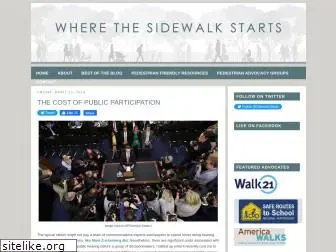 wherethesidewalkstarts.com