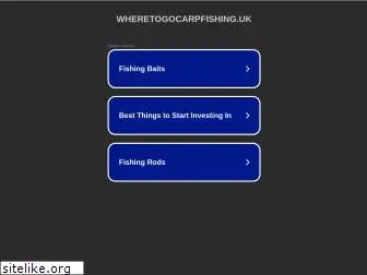 wheretogocarpfishing.uk