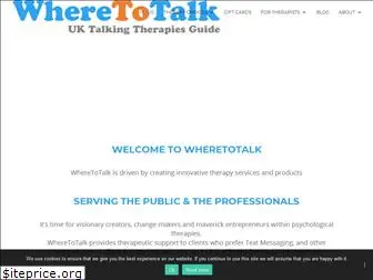 wheretotalk.org