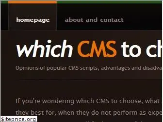 whichcmstochoose.com