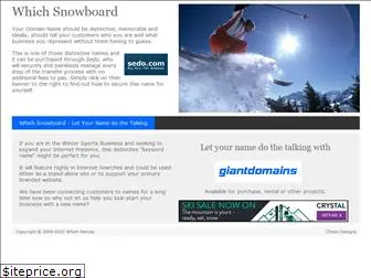 whichsnowboard.com