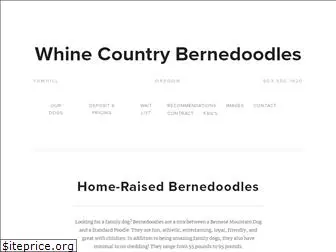 whinecountrybernedoodles.com