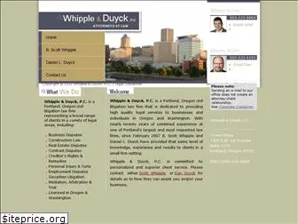 whippleduyck.com