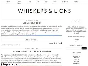 whiskersandlions.com