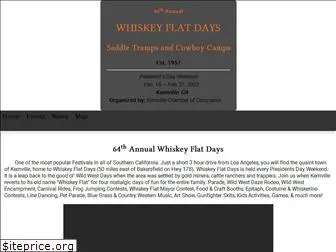 whiskeyflatdays.com