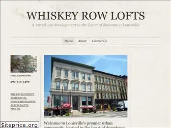 whiskeyrowlofts.com