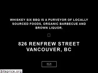 whiskeysixbbq.com