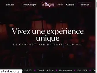 whisper-club-paris.com