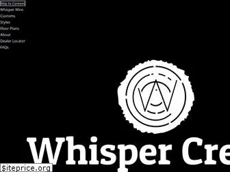 whispercreekloghomes.com