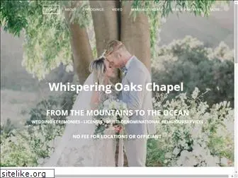 whisperingchapel.com