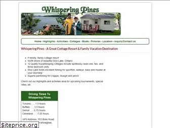 whisperingpinescottages.com
