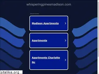 whisperingpinesmadison.com