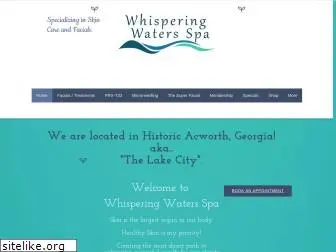 whisperingwatersspa.com