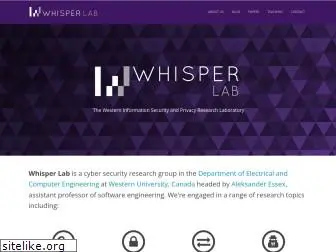 whisperlab.org