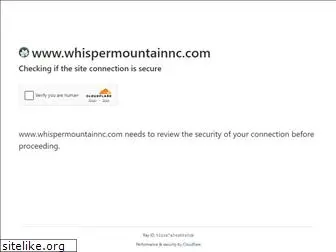 whispermountainnc.com