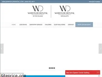 whistlerdental.com