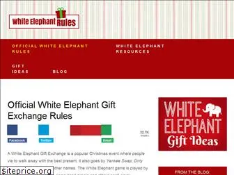 whiteelephantrules.com