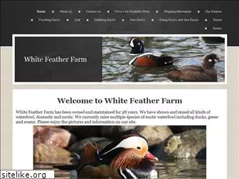 whitefeatherfarm.com