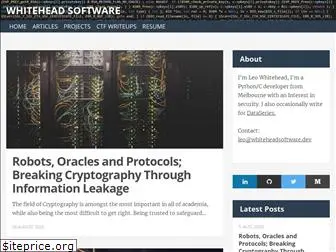 whiteheadsoftware.dev