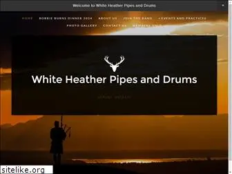 whiteheatherpipesanddrums.com