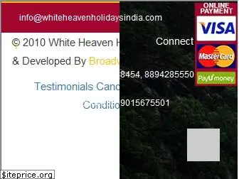 whiteheavenholidaysindia.com