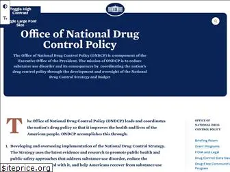 whitehousedrugpolicy.gov