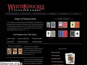 whiteknucklecards.com