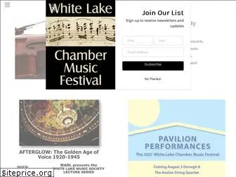 whitelakemusic.org