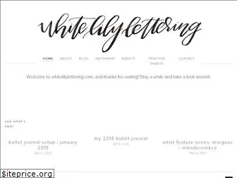 whitelilylettering.com