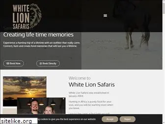 whitelionsafaris.com