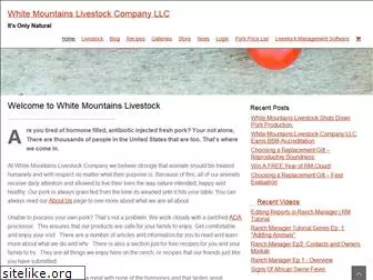 whitemountainslivestock.com