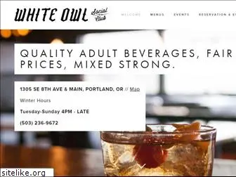 whiteowlsocialclub.com